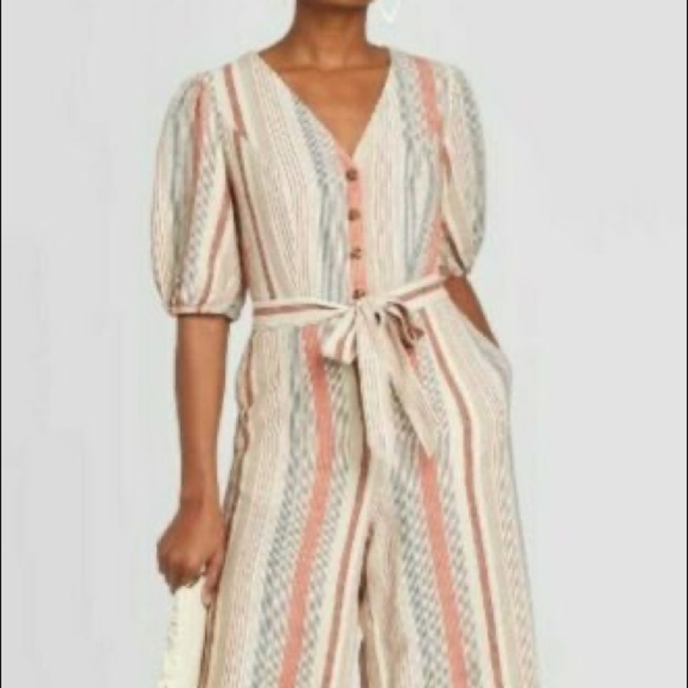 Striped Jumpsuit- Universal Thread